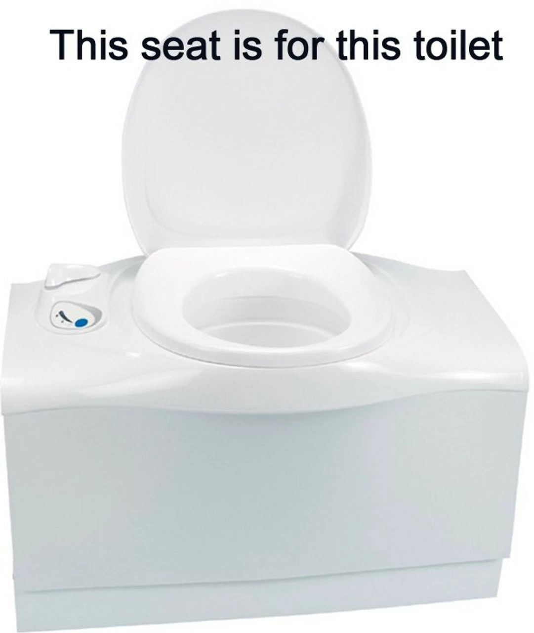 Thetford C400 C402 C403 Cassette Toilet Seat - Caravan or Motorhome Spare 2 Thetford C400 C402 C403 Cassette Toilet Seat - Caravan or Motorhome Spare - Image 2