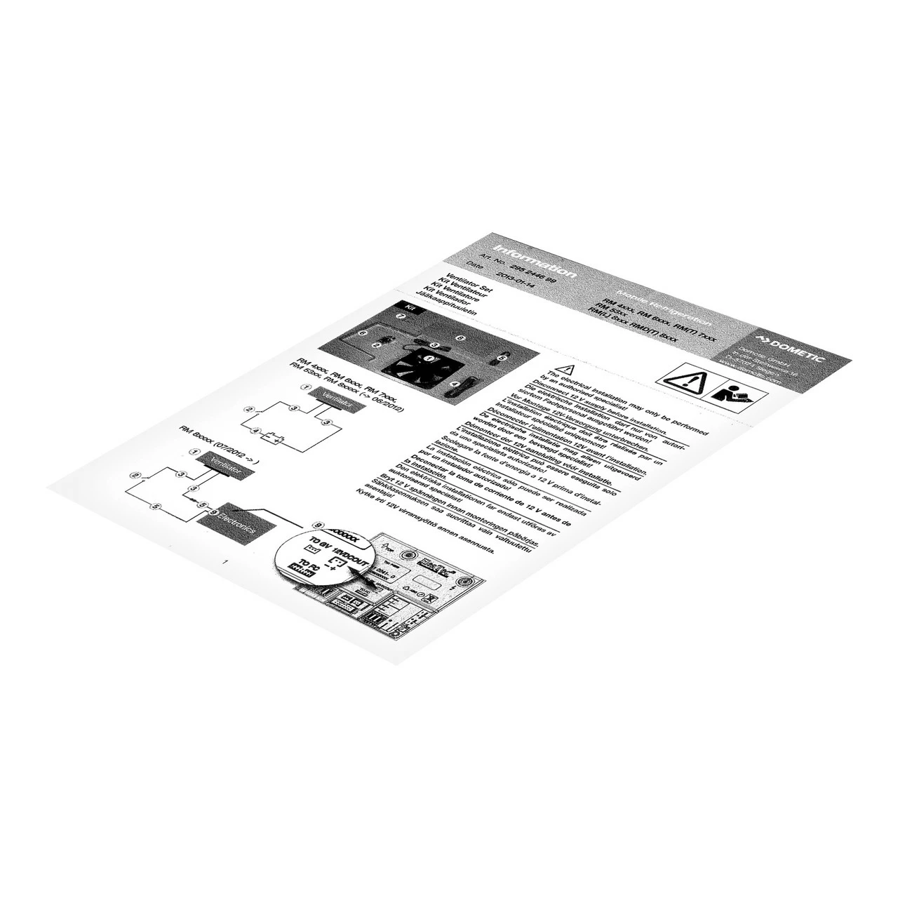 Dometic Absorption Fridge Ventilation Upgrade Kit 5 Dometic Absorption Fridge Ventilation Upgrade Kit - Image 5